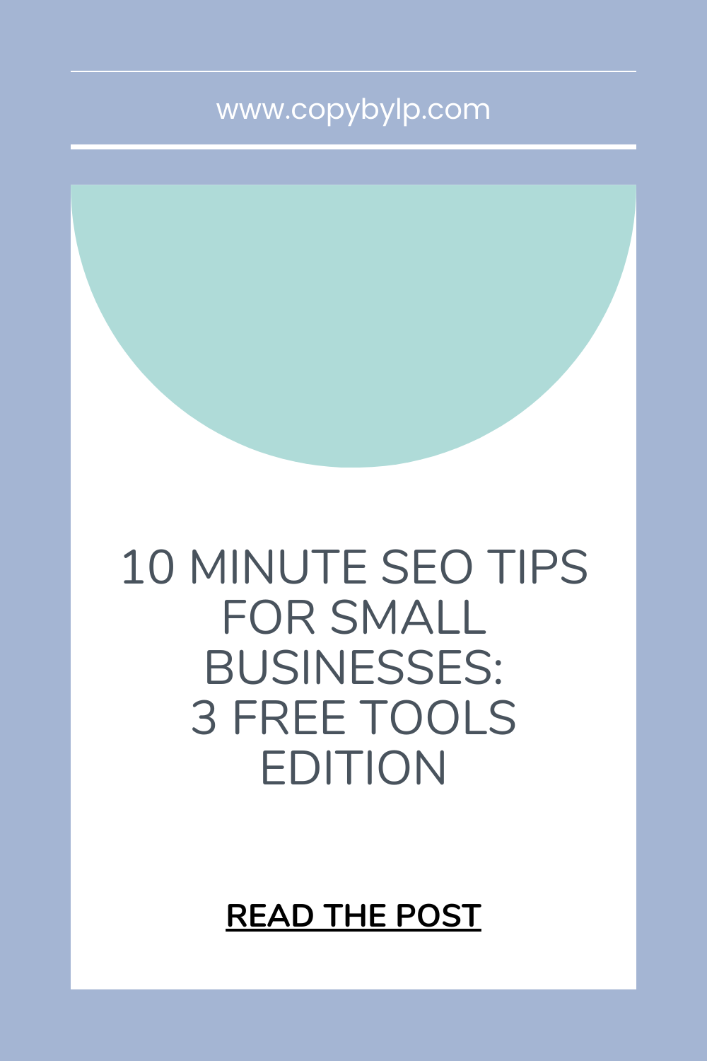 10 minute SEO tools for small businesses free tools edition graphic
