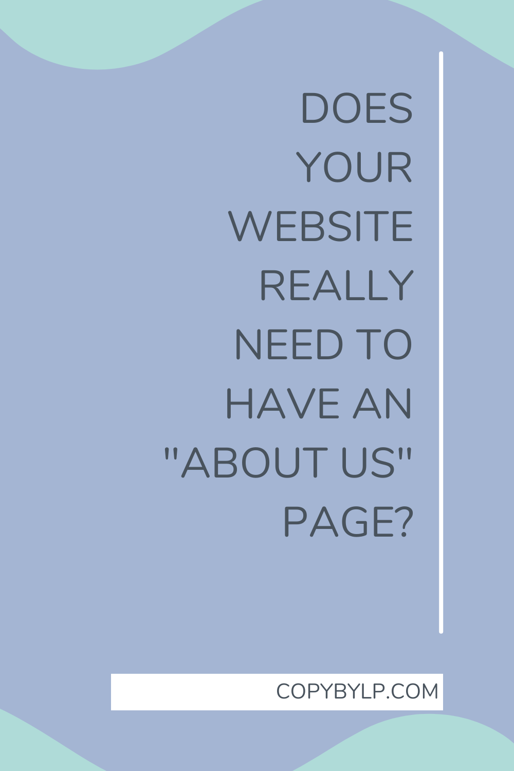 does your website really need to have an about us page graphic