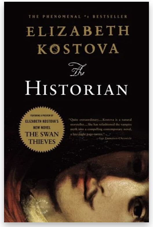 the historian bookcover screenshot from bookshop.org