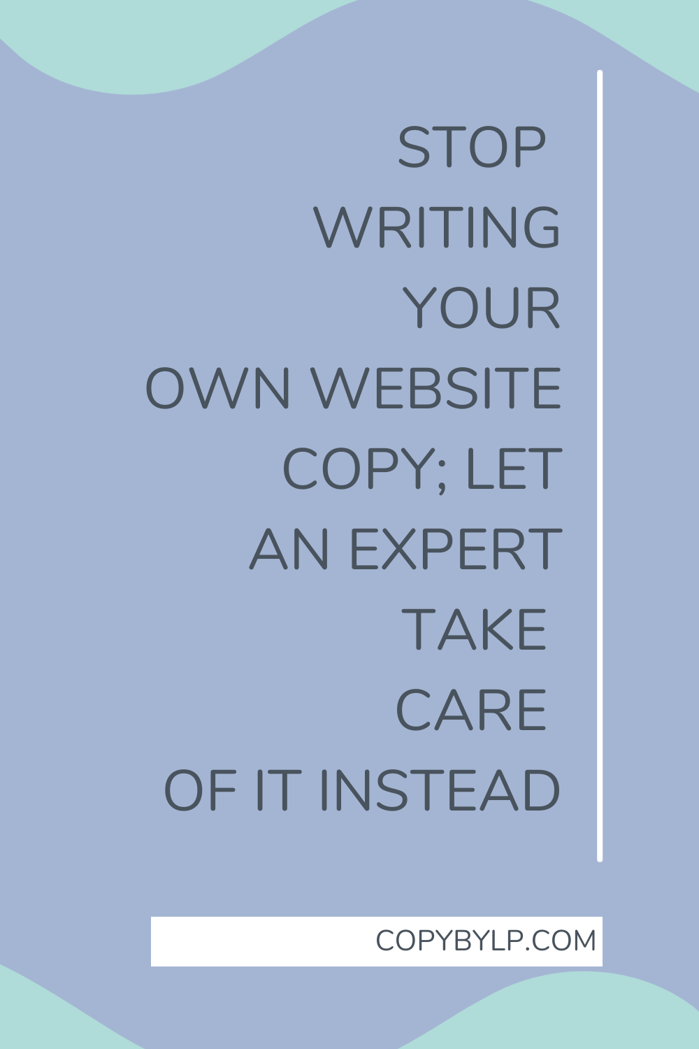 stop writing your own website copy