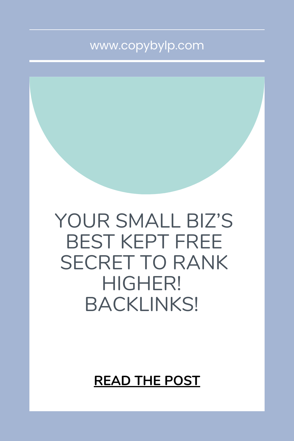 Your small biz's best kept free secret to rank higher - backlinks (image)